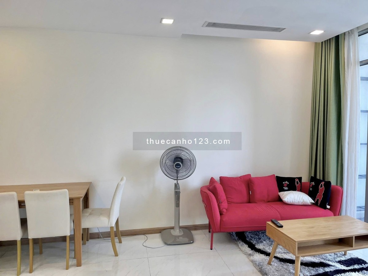 Cho thuê 1PN, kết cấu 2 Ban Công tại Vinhomes Central Park