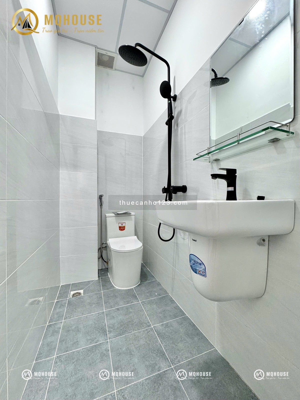 Cho thuê căn hộ đẹp full nội thất, sẵn giặt riêng / lọc nước - 0909186134