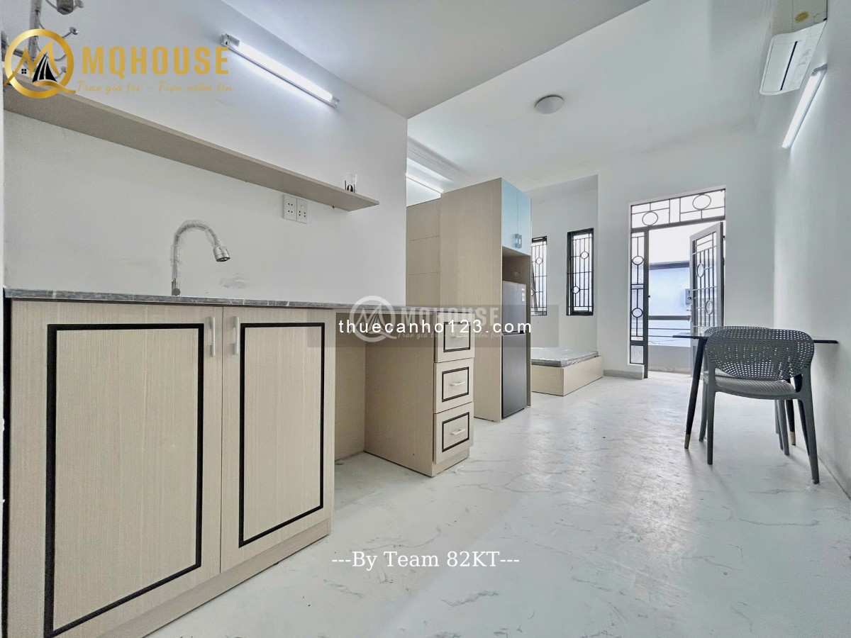 Khai trương siêu phẩm - Studio balcony 40m2, full nội thất, máy giặt riêng - Ngay Điện Biên Phủ