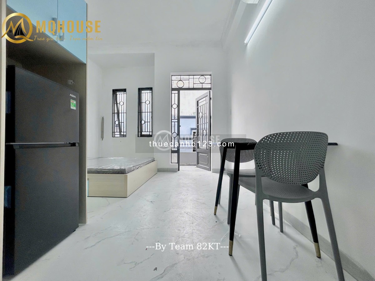 Khai trương siêu phẩm - Studio balcony 40m2, full nội thất, máy giặt riêng - Ngay Điện Biên Phủ