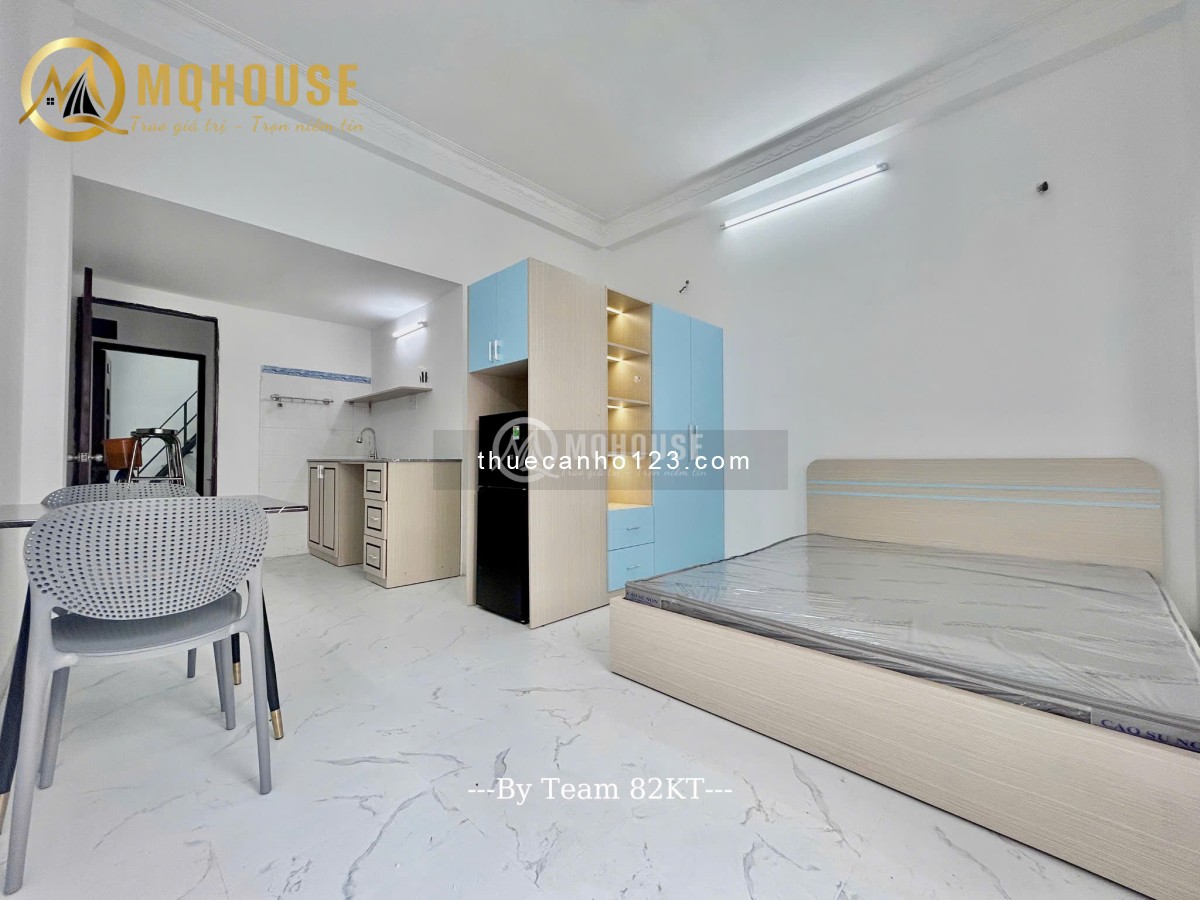 Khai trương siêu phẩm - Studio balcony 40m2, full nội thất, máy giặt riêng - Ngay Điện Biên Phủ