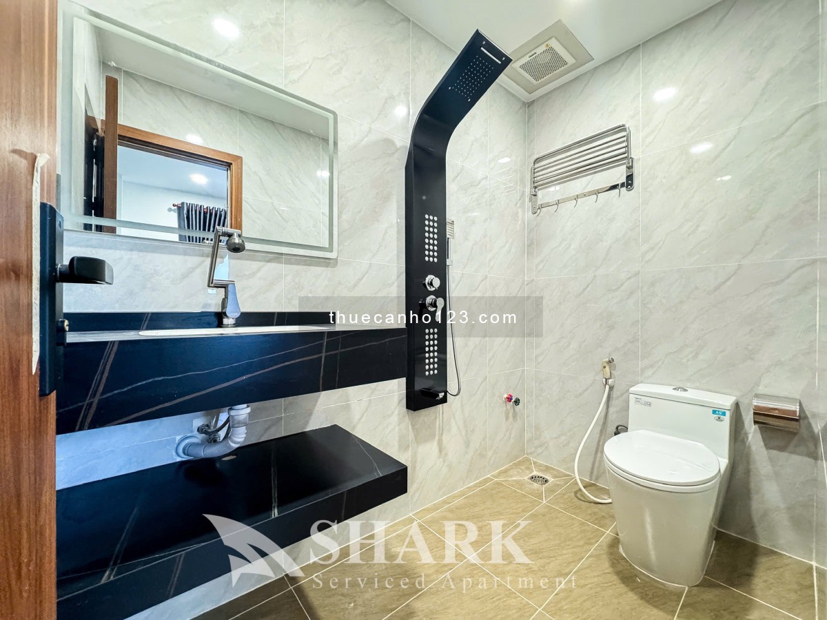 Cho thuê căn hộ Bình Thạnh – 1PN mới 100% full nội thất – Thang máy, hầm xe – Ngay chợ Bà Chiểu