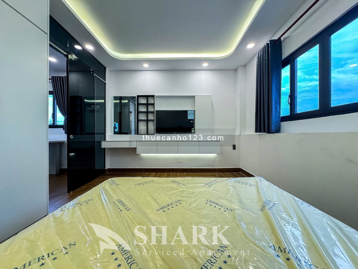Cho thuê căn hộ Bình Thạnh – 1PN mới 100% full nội thất – Thang máy, hầm xe – Ngay chợ Bà Chiểu