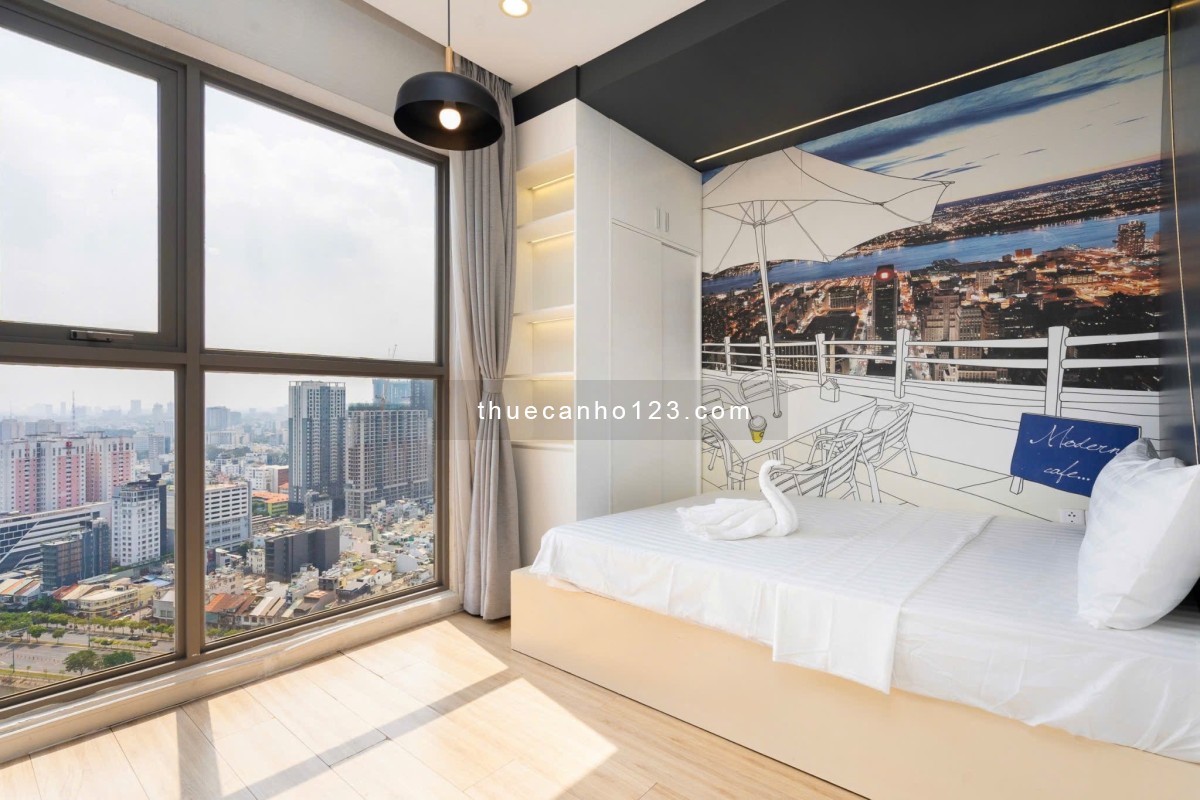 Thuê Millennium 2PN 2WC tại Bến Vân Đồn Q4 view sông SG gần Bitexco Takashimaya Nguyễn Huệ Q1 Q3