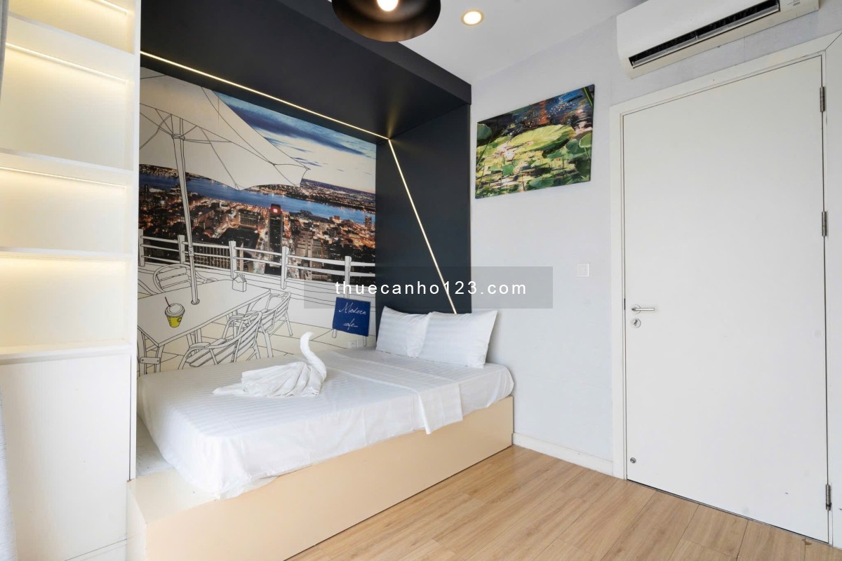 Thuê Millennium 2PN 2WC tại Bến Vân Đồn Q4 view sông SG gần Bitexco Takashimaya Nguyễn Huệ Q1 Q3