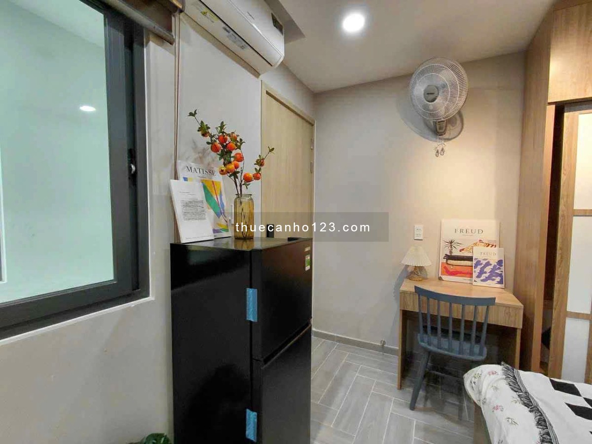 Cho thuê căn hộ Studio Cửa sổ MỚI Q1 gần vòng xoay Cống Quỳnh, công viên 23 tháng 9, chợ Thái Bình
