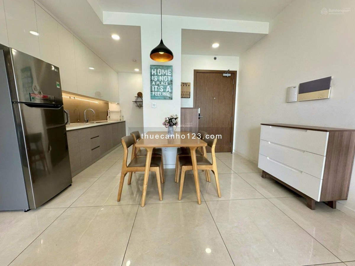 Cho thuê căn 2PN 75m2, tầng cao, view đẹp Masteri Millennium Quận 4