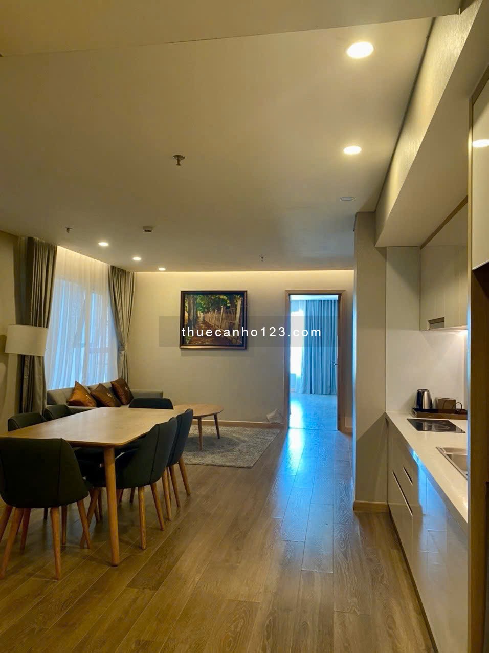 Cho thuê căn hộ FHome 2PN – View phố đẹp – Full nội thất – Giá chỉ 16 triệu/tháng