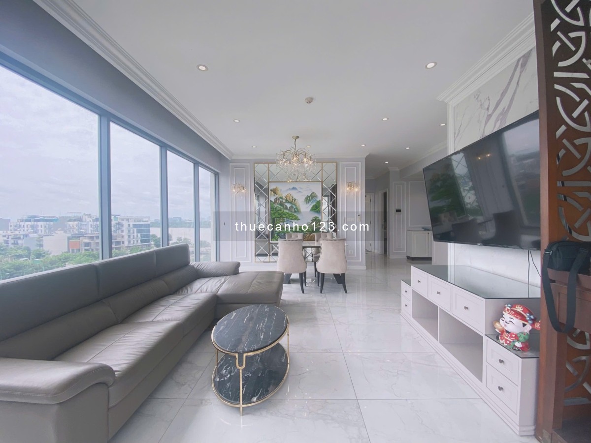 Cho thuê căn hộ trực diện sông 3PN tháp Bora – Đảo Kim Cương