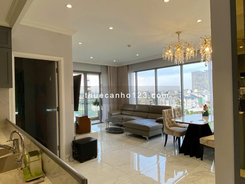 Cho thuê căn hộ trực diện sông 3PN tháp Bora – Đảo Kim Cương