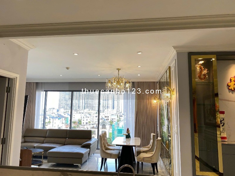 Cho thuê căn hộ trực diện sông 3PN tháp Bora – Đảo Kim Cương