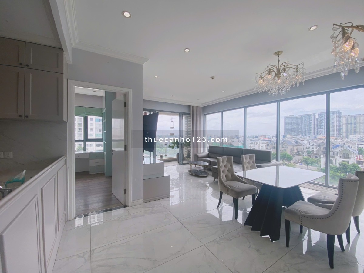 Cho thuê căn hộ trực diện sông 3PN tháp Bora – Đảo Kim Cương