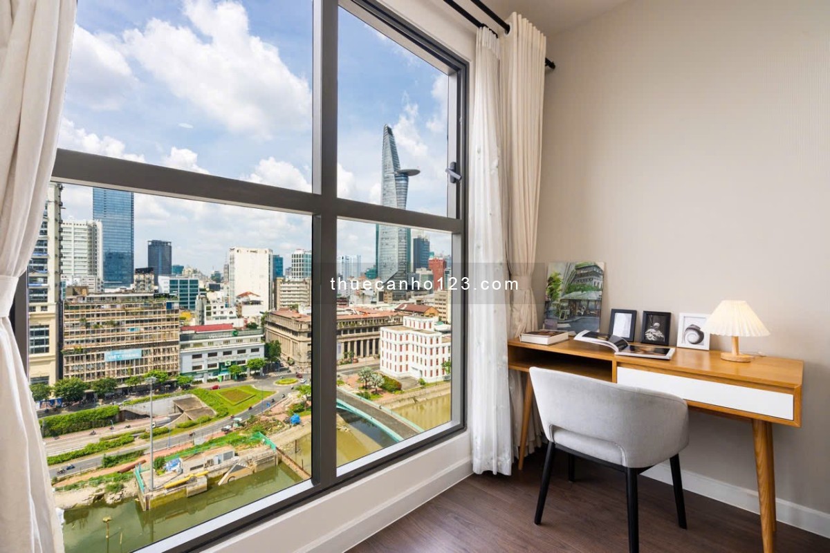 Thuê Saigon Royal 2PN 2WC full nội thất view sông tại Bến Vân Đồn q4 gần Bitexco Nguyễn Huệ Q1