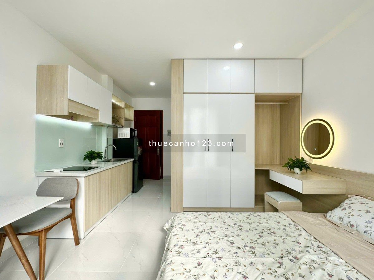 Cho thuê studio ban công xịn xò Q10, gần ĐH UEH, Vòng xoay Ngô Gia Tự, ĐH Y Dược,...