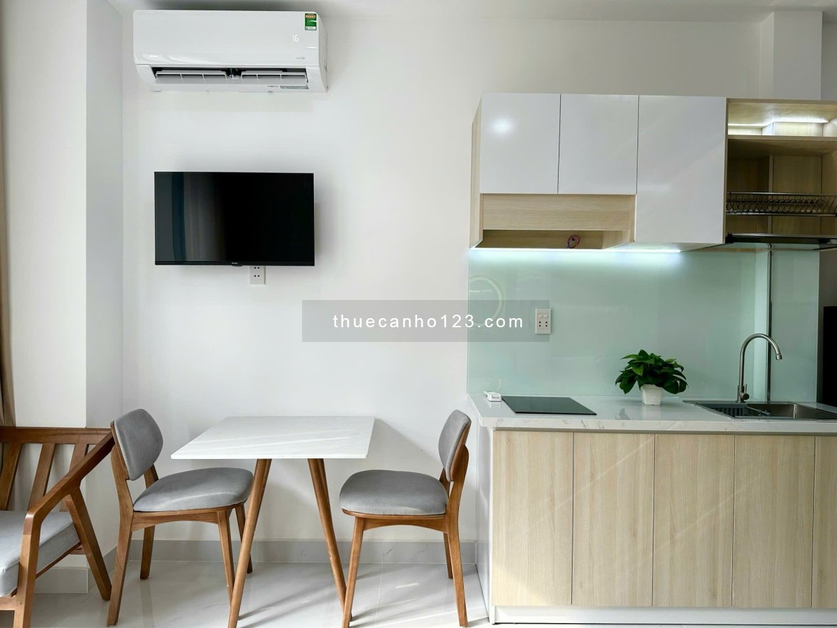 Cho thuê studio ban công xịn xò Q10, gần ĐH UEH, Vòng xoay Ngô Gia Tự, ĐH Y Dược,...