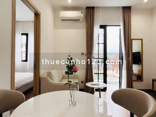 Cho thuê căn hộ 1PN cao cấp tone gỗ sáng – Nguyễn Hữu Cảnh, Bình Thạnh – Gần Quận 1, Quận 2