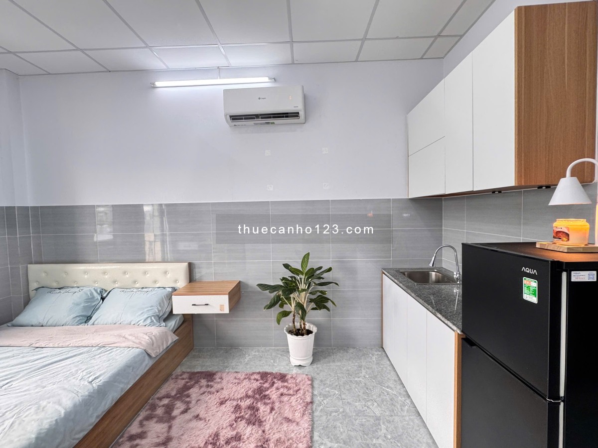 Cho thuê phòng 30m2 Full nội thất có ban công Nơ Trang Long Bình Thạnh