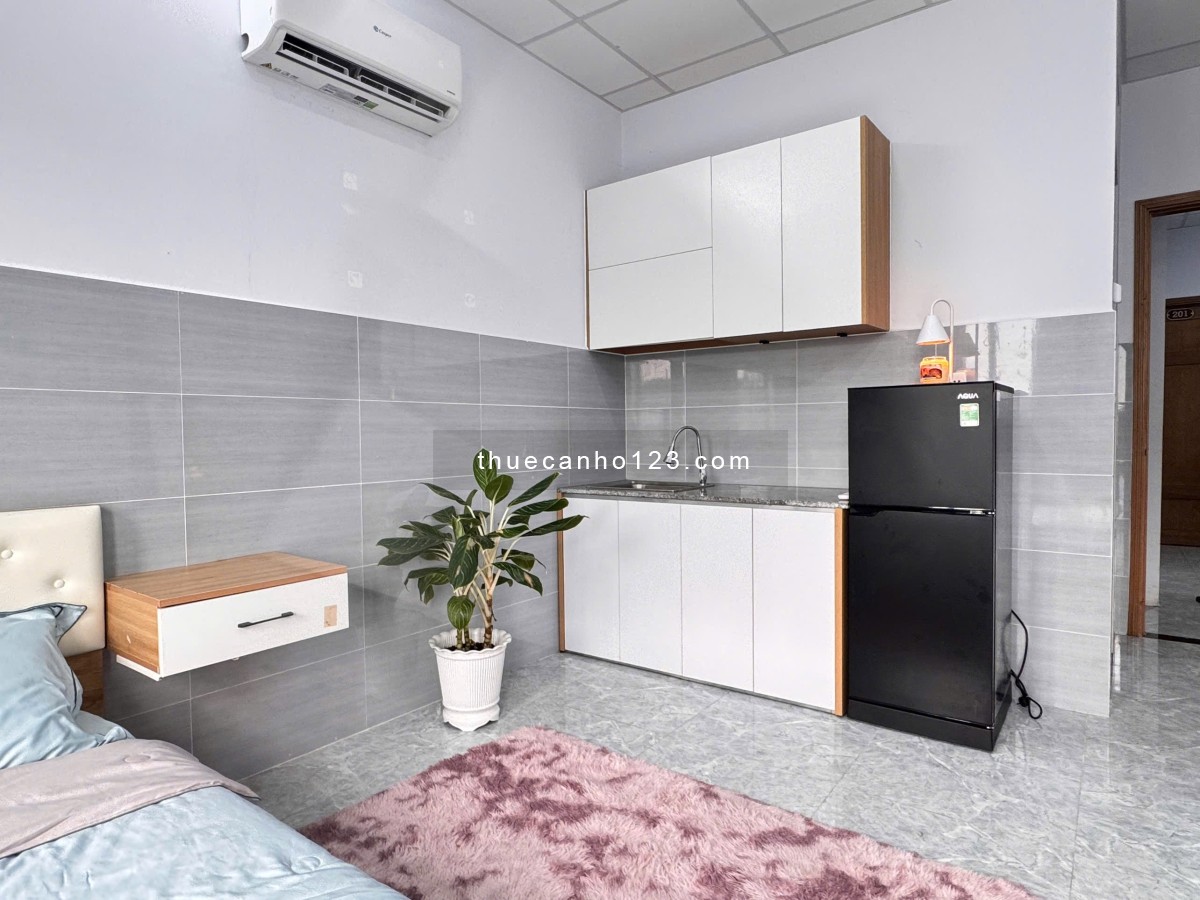 Cho thuê phòng 30m2 Full nội thất có ban công Nơ Trang Long Bình Thạnh