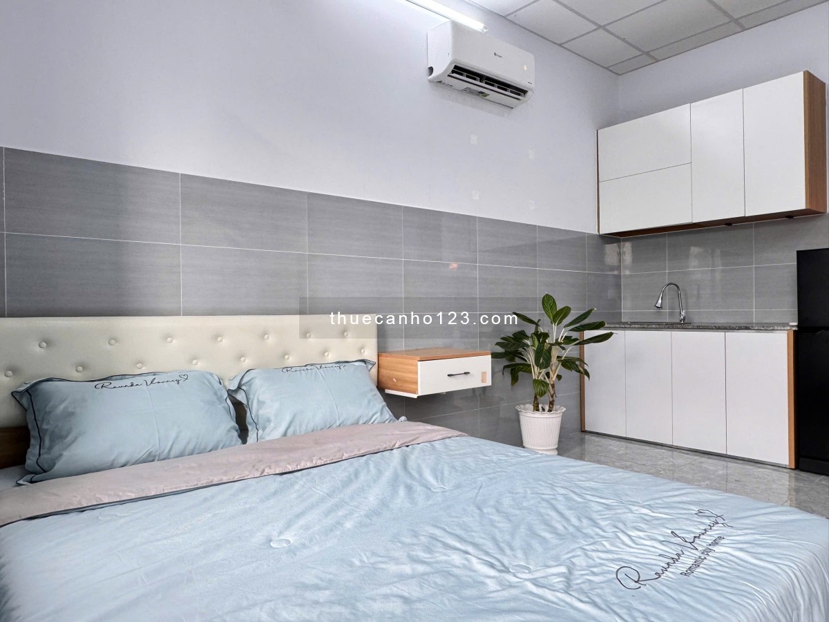 Cho thuê phòng 30m2 Full nội thất có ban công Nơ Trang Long Bình Thạnh