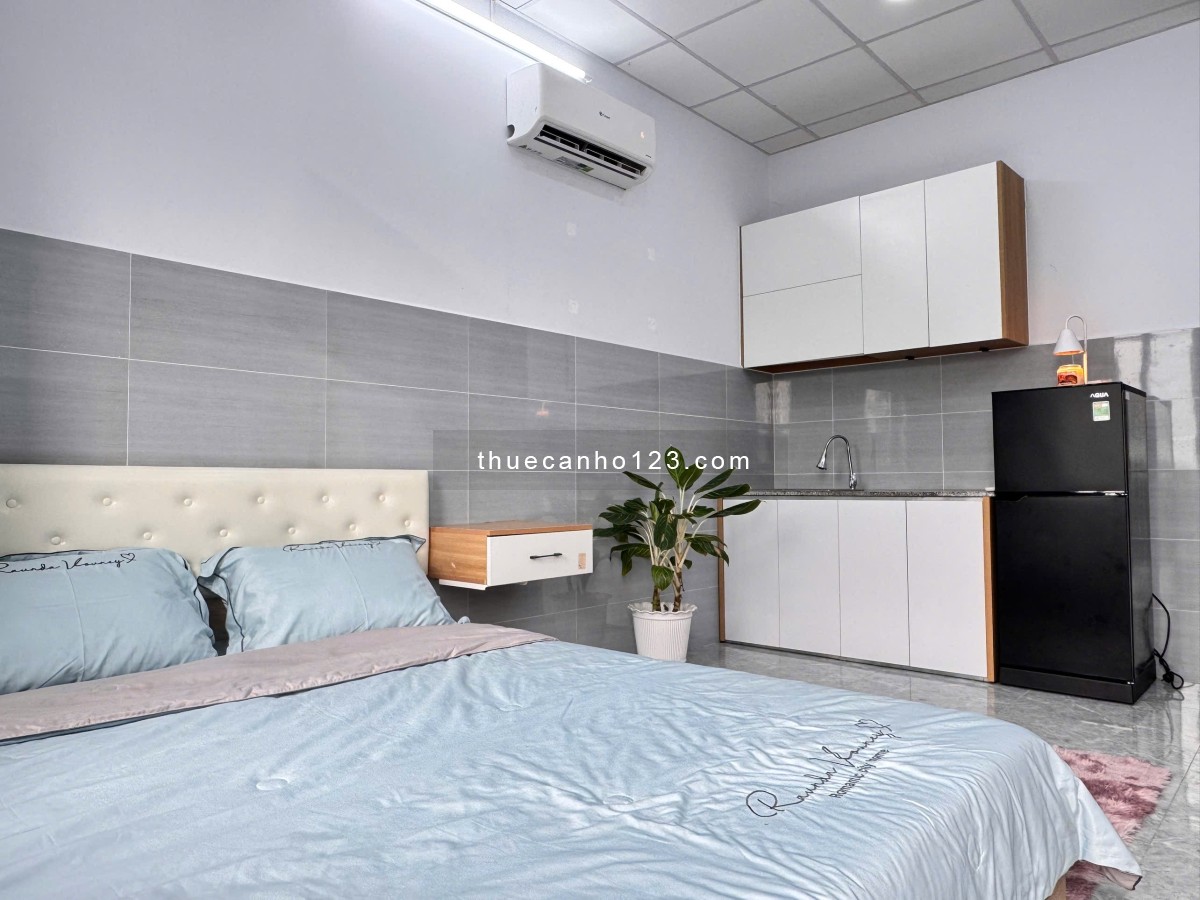 Cho thuê phòng 30m2 Full nội thất có ban công Nơ Trang Long Bình Thạnh
