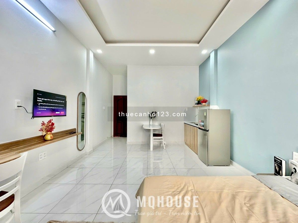 Studio Cửa sổ Siêu rộng thoáng | Full nội thất | Cộng Hoà - 0909186134