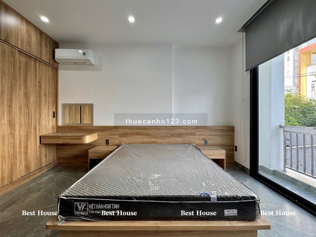 Căn hộ nội thất cao cấp tại Tân Phú – Ban công, tách bếp, giặt riêng.