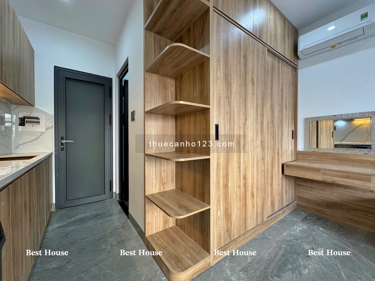 Căn hộ nội thất cao cấp tại Tân Phú – Ban công, tách bếp, giặt riêng.