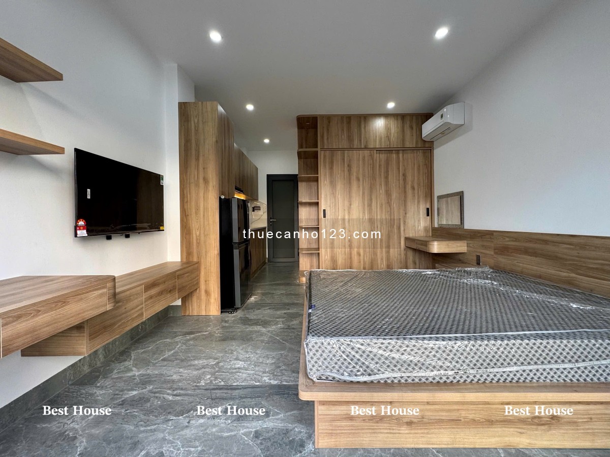 Căn hộ nội thất cao cấp tại Tân Phú – Ban công, tách bếp, giặt riêng.