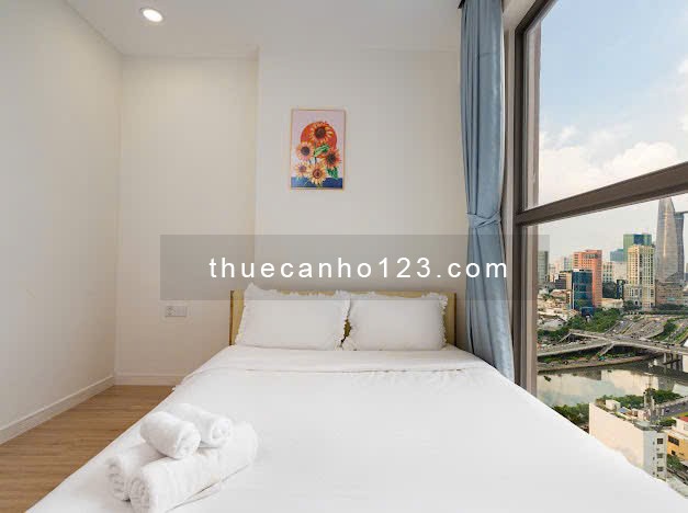 THUÊ MILLENNIUM 2PN2WC 75M2 BAN CÔNG VIEW BITEXCO NGAY CẦU BASON QUẬN 4 SÁT Q1 Q3 LH 0775924600