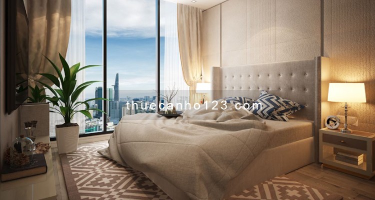 Cho thuê căn 2PN 2WC, 73m2 tại Vinhomes D'Capitale