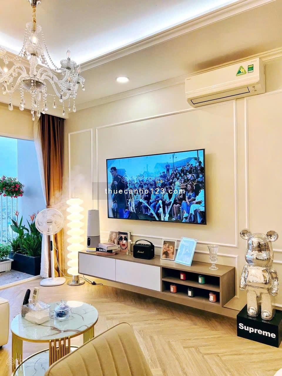 Cho thuê căn hộ chung cư Him Lam Chợ Lớn, 86m², thiết kế 2 phòng ngủ, 2 WC