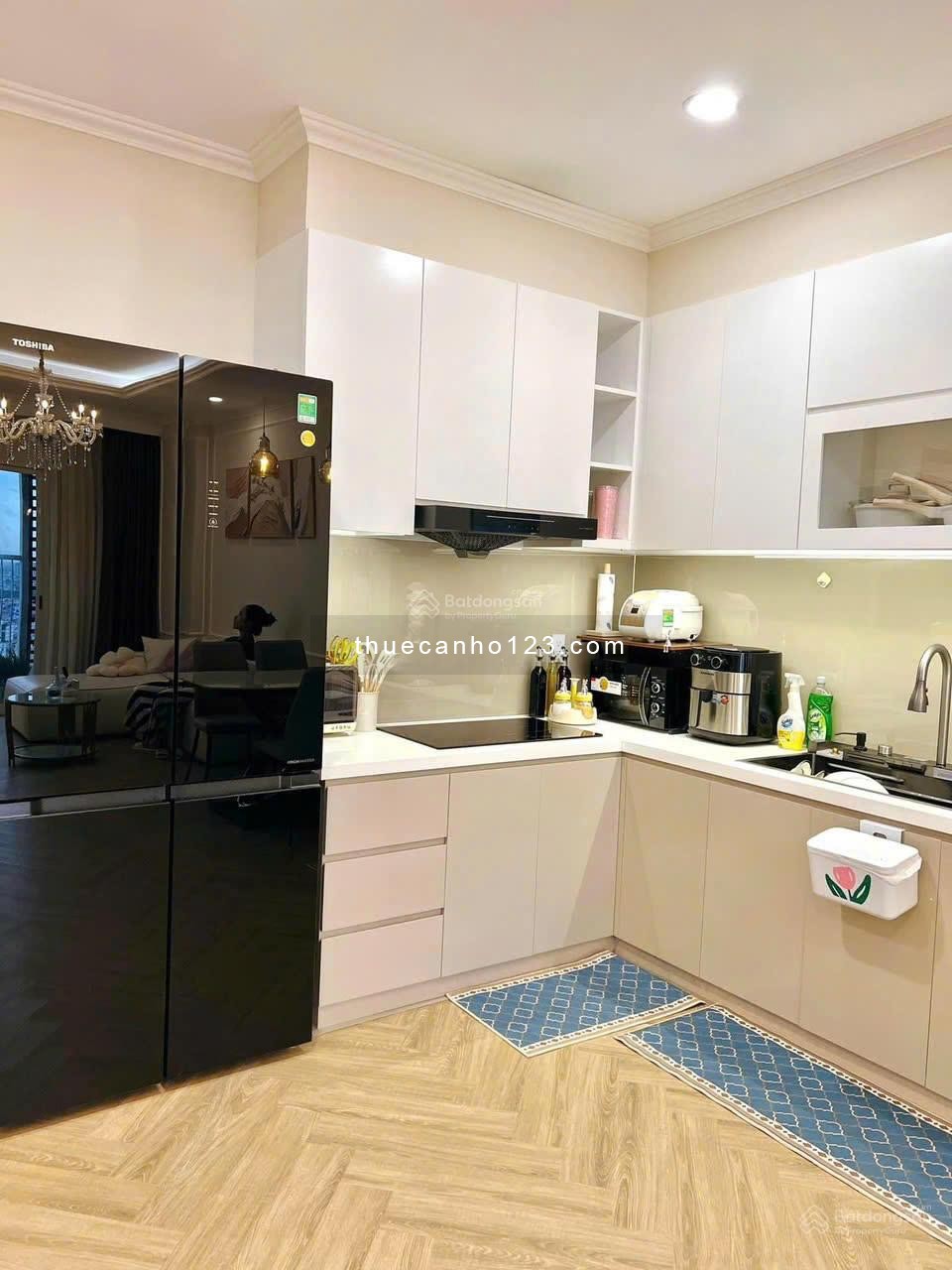 Cho thuê căn hộ chung cư Him Lam Chợ Lớn, 86m², thiết kế 2 phòng ngủ, 2 WC