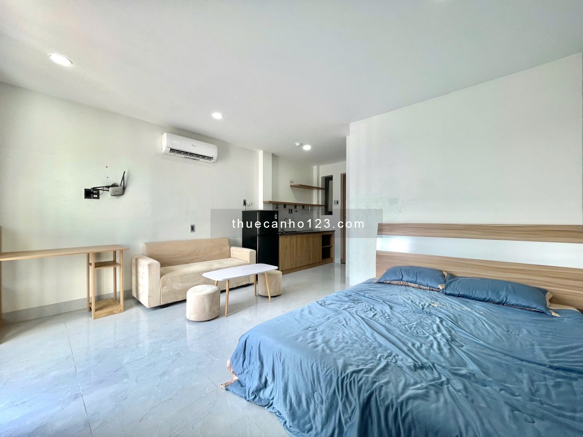 Căn hộ Studio ban công view thoáng, full nội thất, gần Phan Đăng Lưu, Phạm Văn Đồng, Quận 3