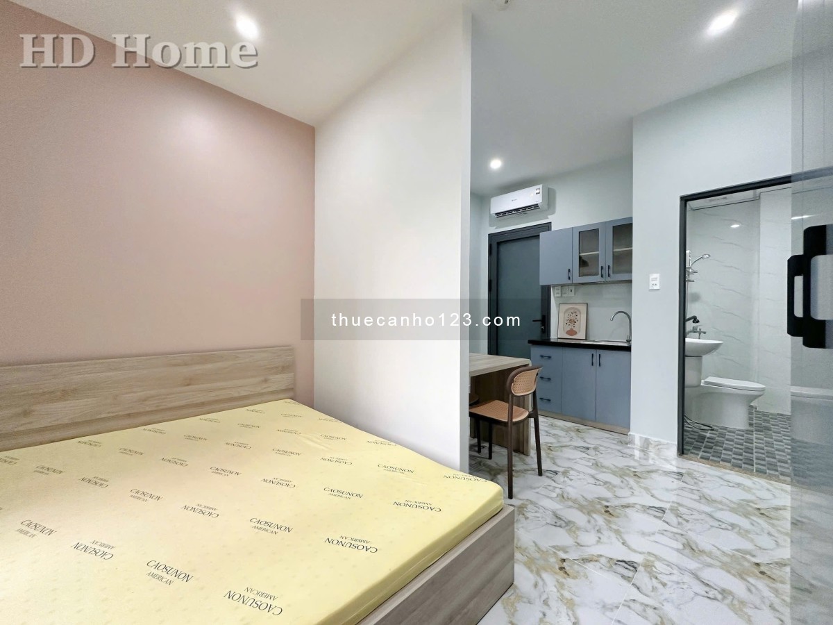 Căn hộ 1PN tách bếp, decor siêu xinh, full nôị thất, gần trục đường Hoàng Sa, Trường Sa, Quận 1,3