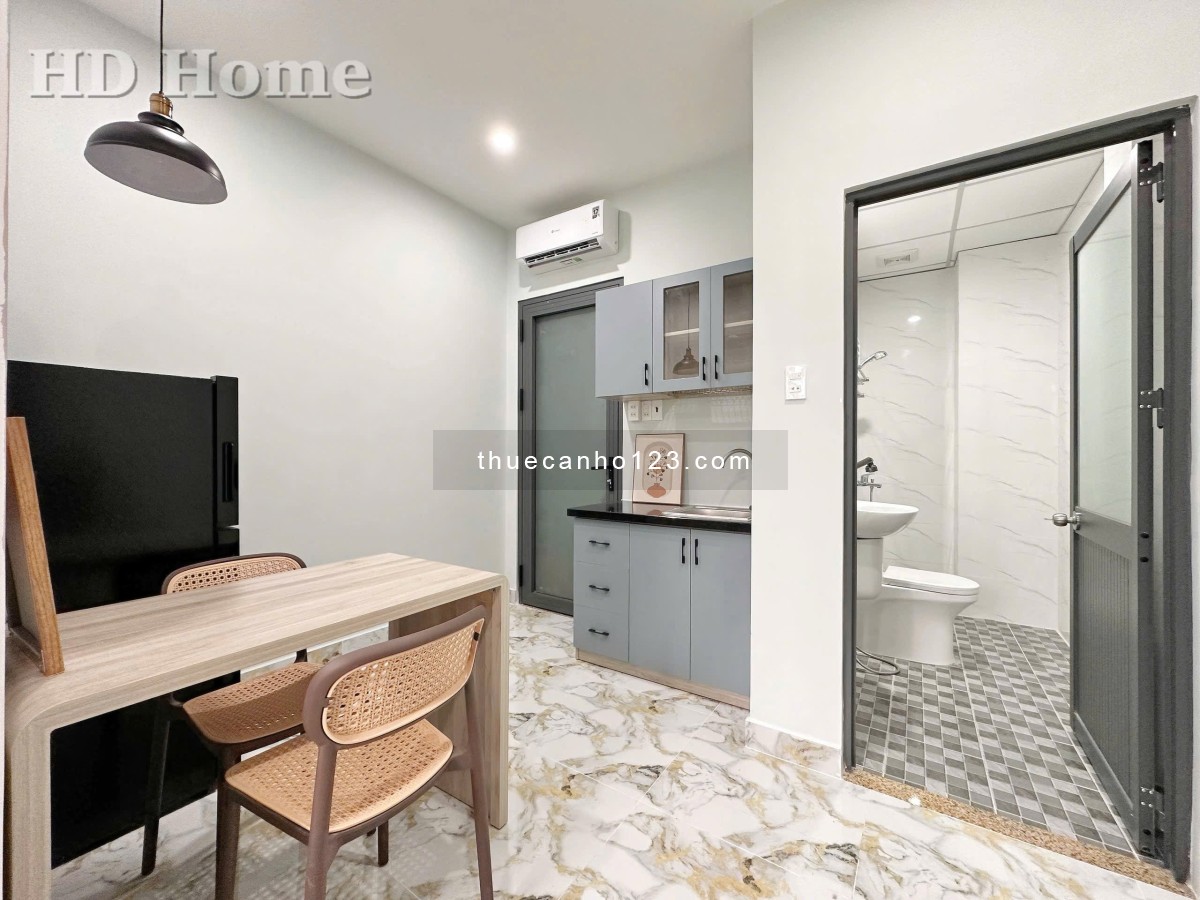 Căn hộ 1PN tách bếp, decor siêu xinh, full nôị thất, gần trục đường Hoàng Sa, Trường Sa, Quận 1,3