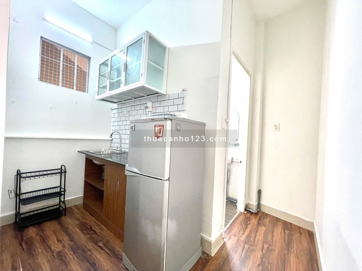 Cho thuê Căn hộ 1PN full nội thất, ban công thoáng – trung tâm Tân Bình