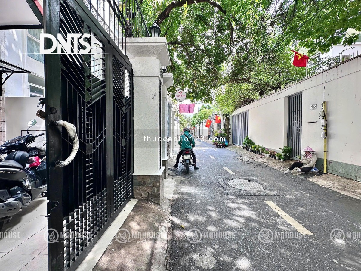 Căn hộ tầng trệt làm MB Kinh Doanh, Văn Phòng 1trêt + 1 Lửng Nguyễn Văn Mai, Q3, Có bảo vệ, máy lạnh