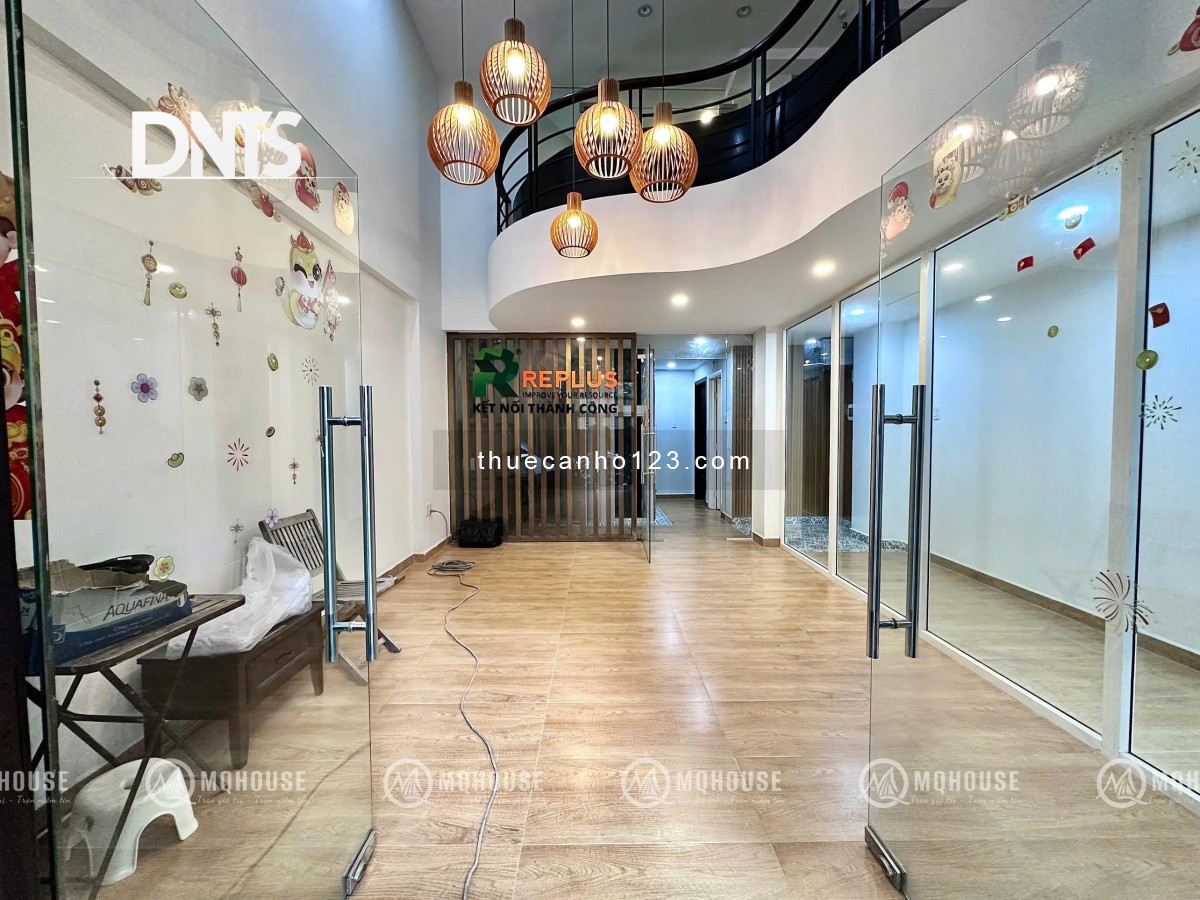 Căn hộ tầng trệt làm MB Kinh Doanh, Văn Phòng 1trêt + 1 Lửng Nguyễn Văn Mai, Q3, Có bảo vệ, máy lạnh