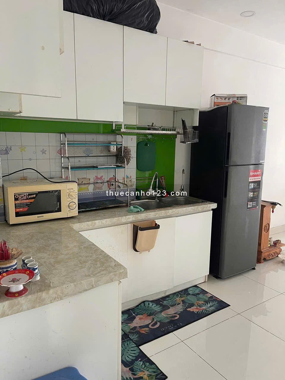 Idico Tân Phú, Lũy Bán Bích, Tân Phú: căn góc 75m2, 2p ngủ, NT, 10tr5/th