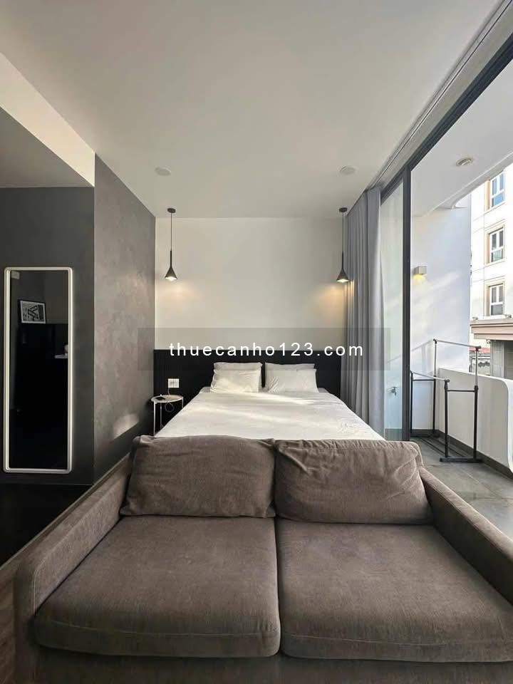 Cho thuê studio full nội that hiện đại - Ban công, máy giặt riêng gần công viên Hoàng Văn Thụ