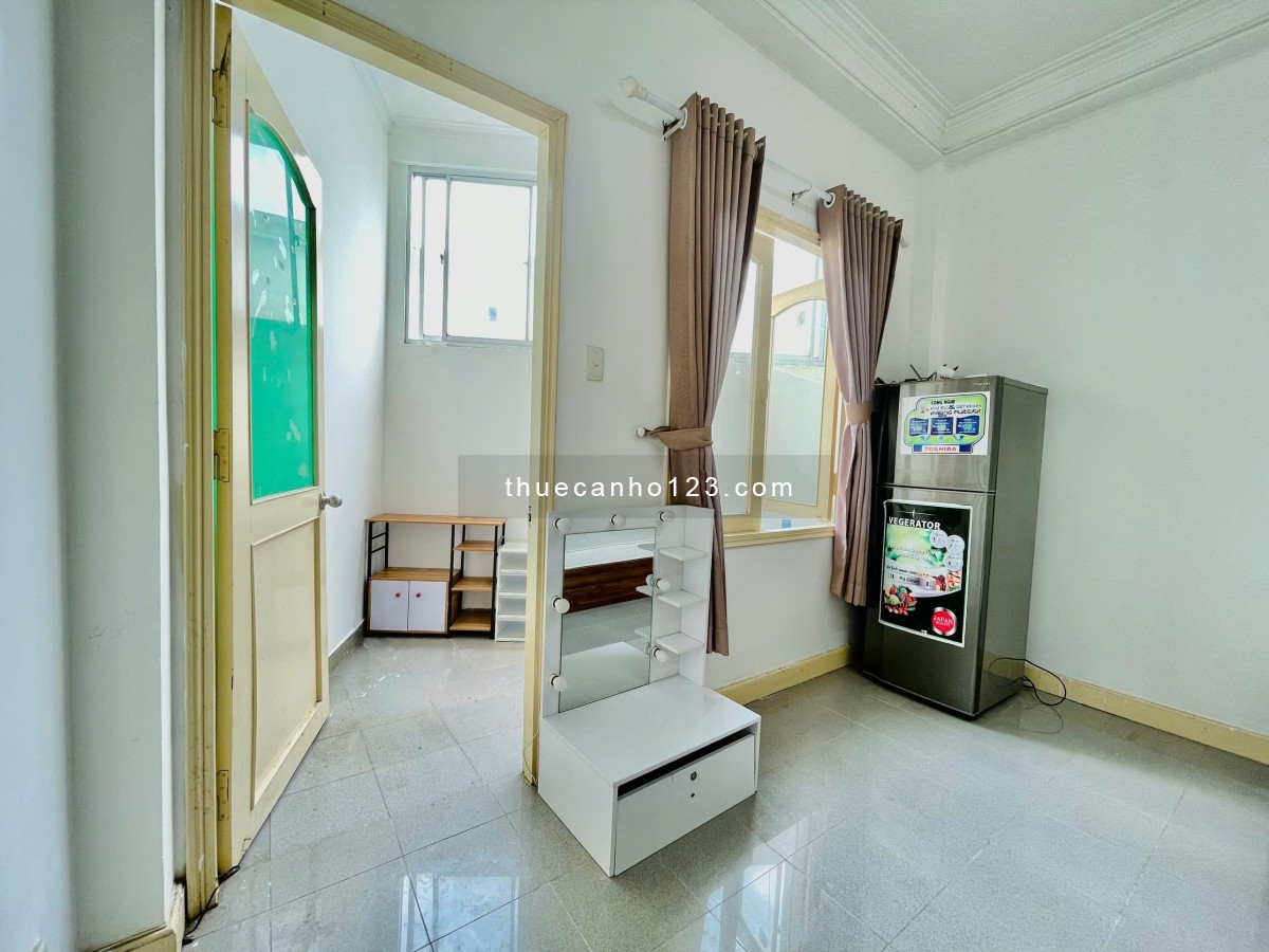 Cho thuê căn studio tách bếp Q1, gần ngay Nowzone, ngã sáu Cộng Hòa, cầu Nguyễn Văn Cừ,... 