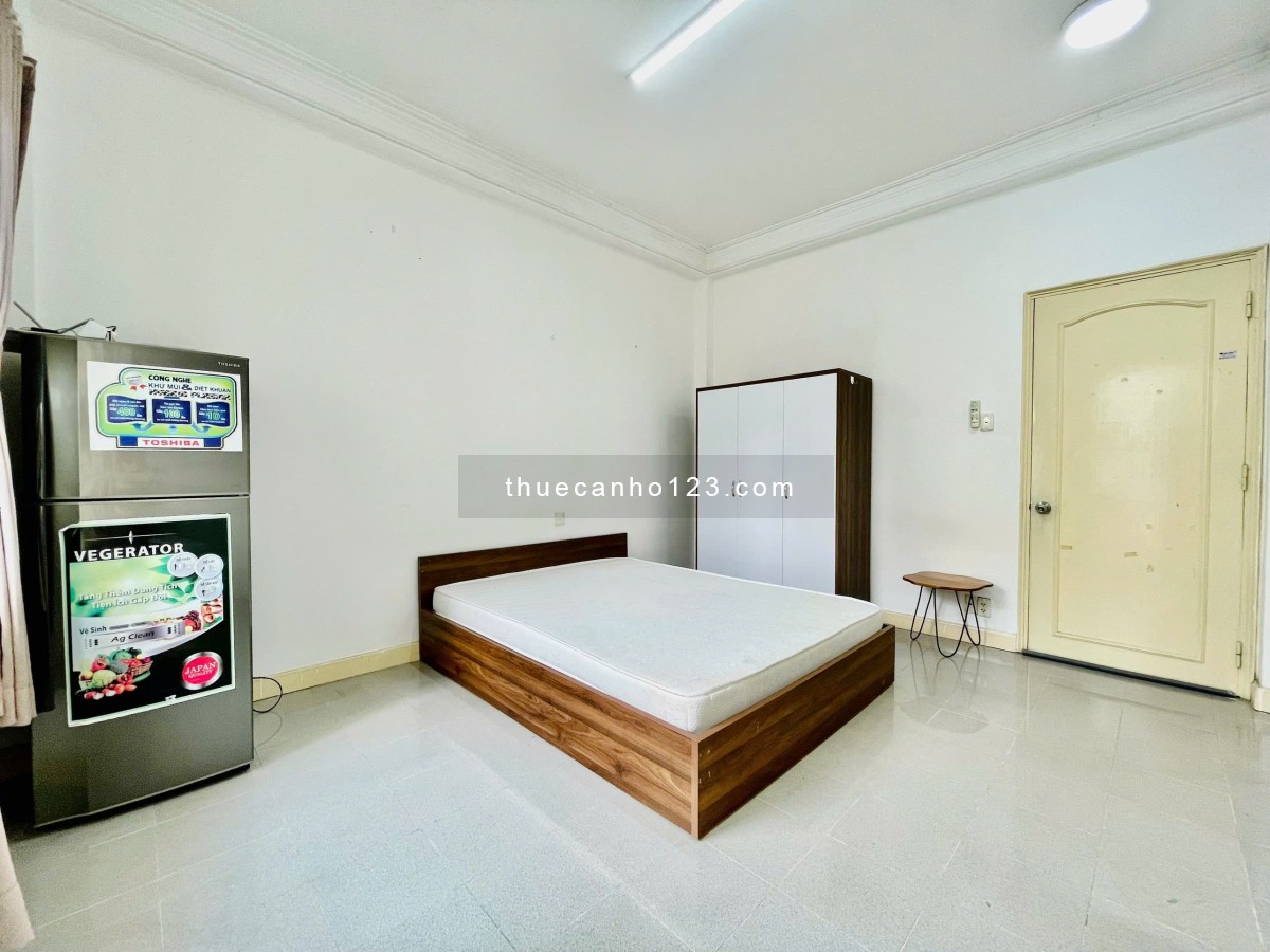 Cho thuê căn studio tách bếp Q1, gần ngay Nowzone, ngã sáu Cộng Hòa, cầu Nguyễn Văn Cừ,... 