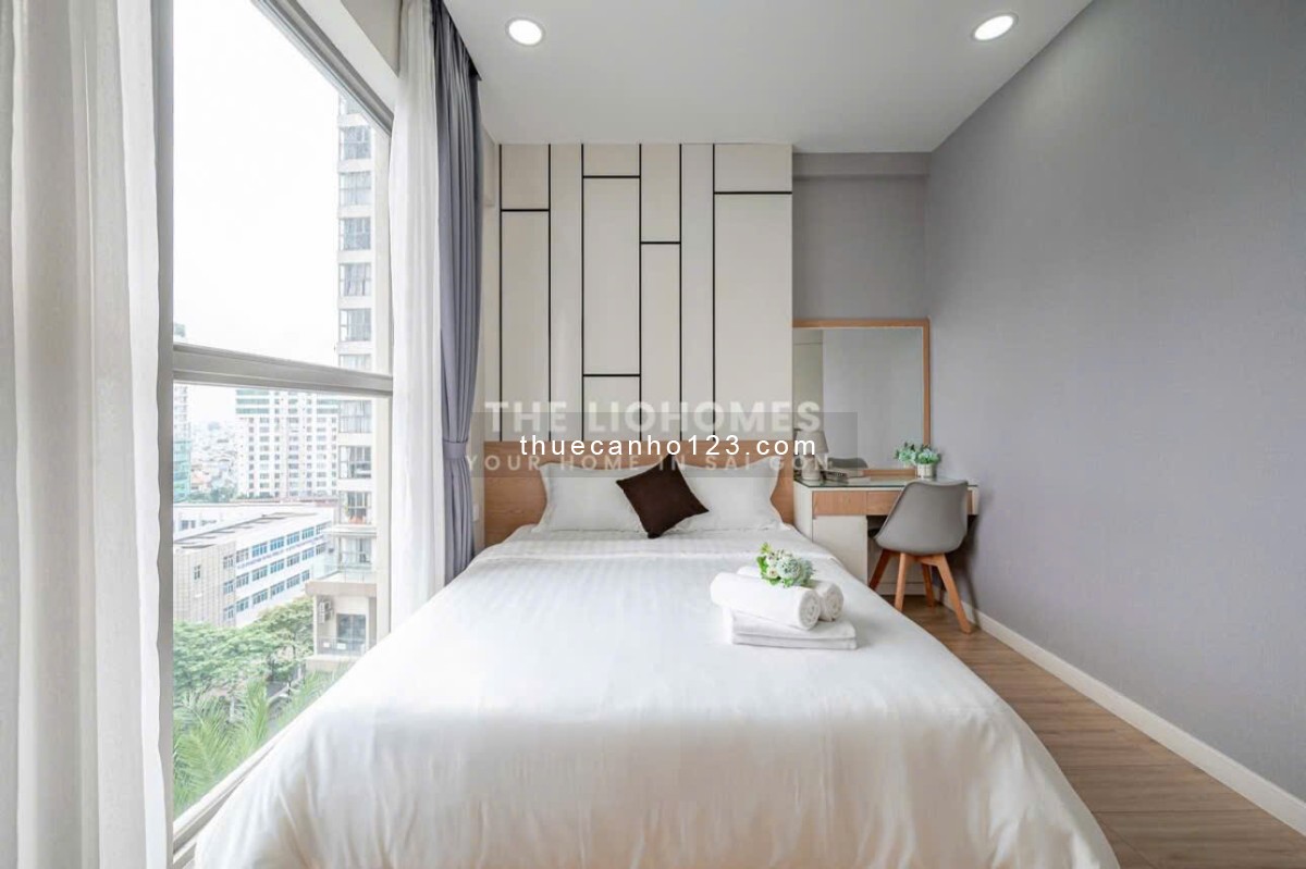 Cho thuê Millennium 2PN 2WC 65m2 view hồ bơi và quận 1 tại Bến Vân Đồn Quận 4