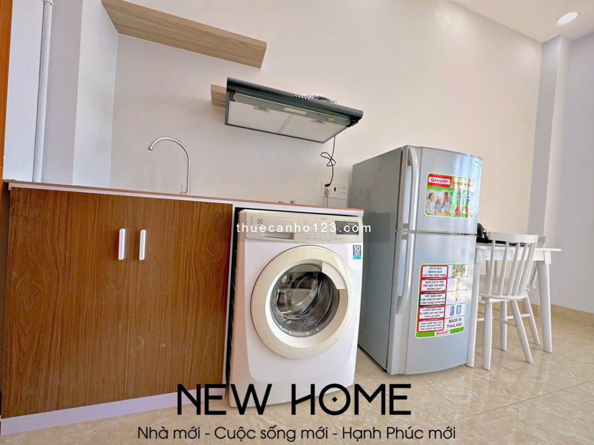 Cho thuê căn hộ Bình Thạnh 25m2, Thang máy, giặt riêng, gần ngay chợ Bà Chiểu