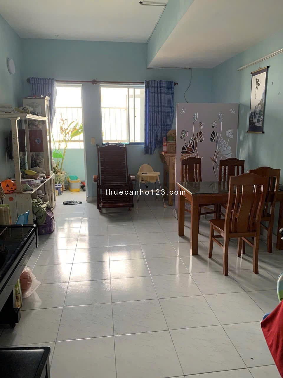 Căn hộ C/c Bàu cát, Tân BÌnh: 2p ngủ, có nội thất - ban công giá 8tr