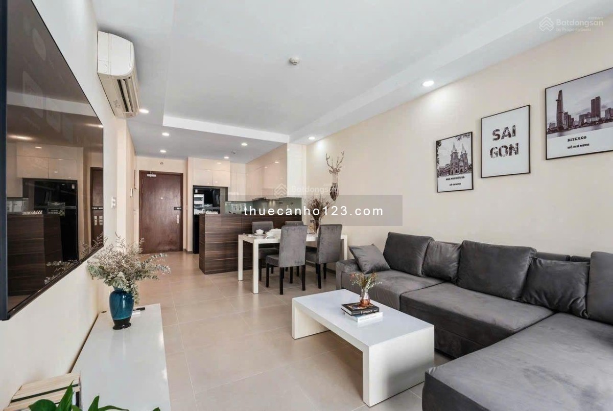 Newton Residence cho thuê căn 100m², 3pn, 2wc, giá thuê nhanh 23.5tr/tháng