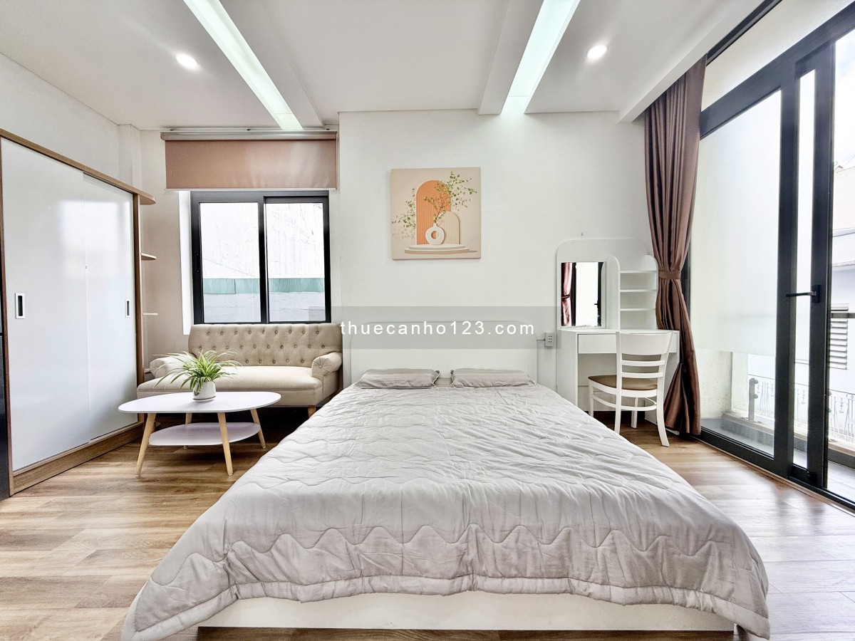 Căn hộ 1 phòng ngủ cao cấp – Full nội thất – Ngay Nguyễn Bá Tòng, P12, Tân Bình