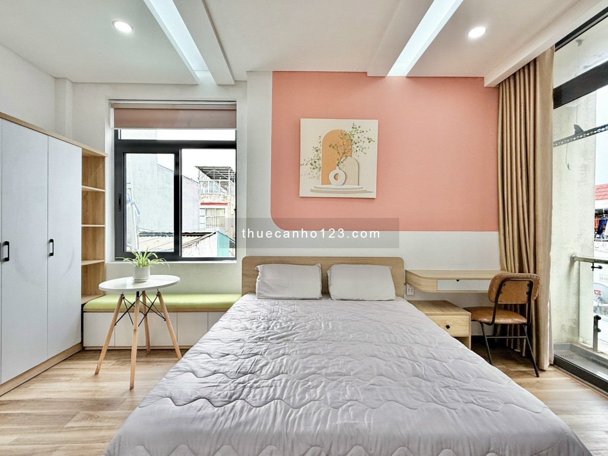 Căn hộ full nội thất – Ban công rộng – Bếp riêng, máy giặt riêng – Ngô Thị Thu Minh, P2, Tân Bình