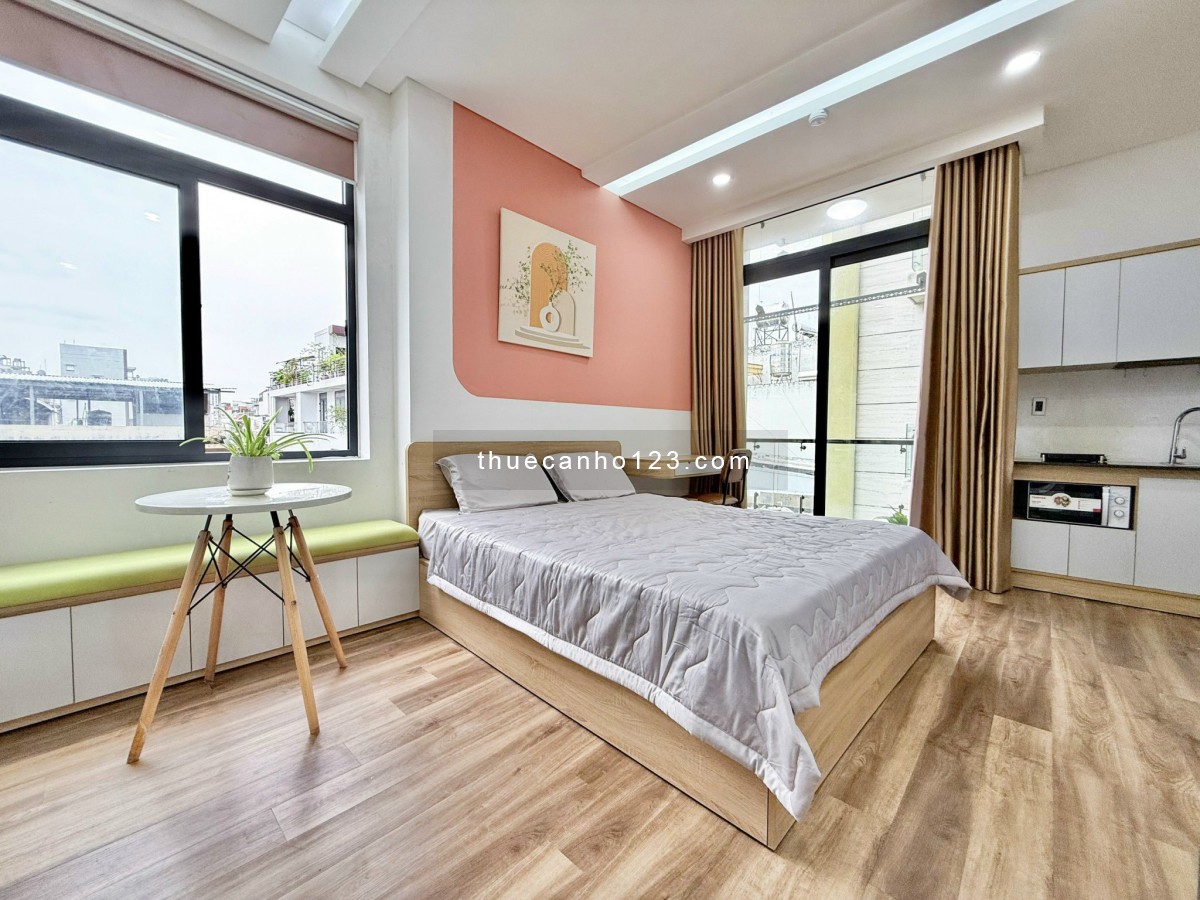 Căn hộ full nội thất – Ban công rộng – Bếp riêng, máy giặt riêng – Ngô Thị Thu Minh, P2, Tân Bình