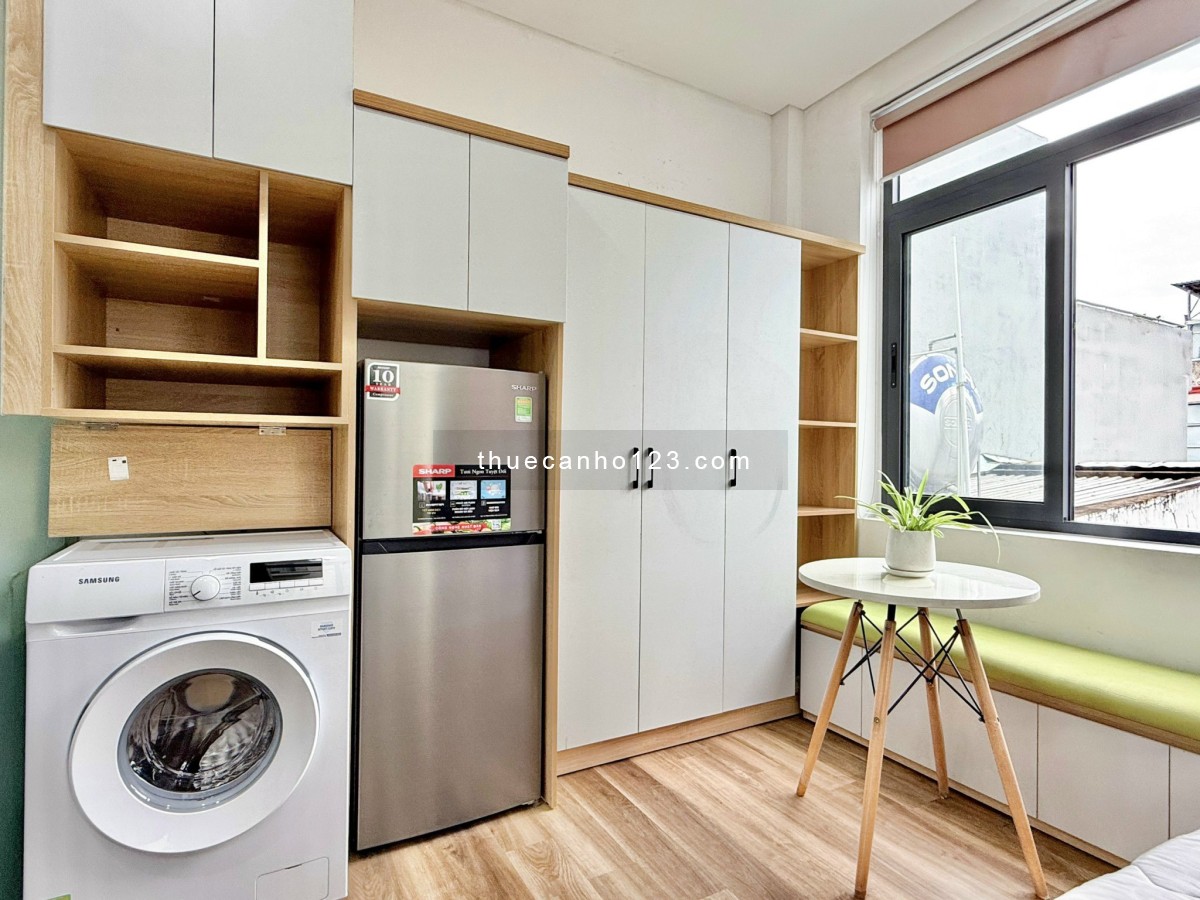 Căn hộ full nội thất – Ban công rộng – Bếp riêng, máy giặt riêng – Ngô Thị Thu Minh, P2, Tân Bình